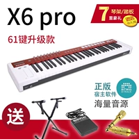 X6 Pro (61 клавиша, со своим собственным звуком)+стойка