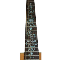 Japan-made JOCKOMO Oriental Flower electric wood folk guitar decorative fretboard sticker