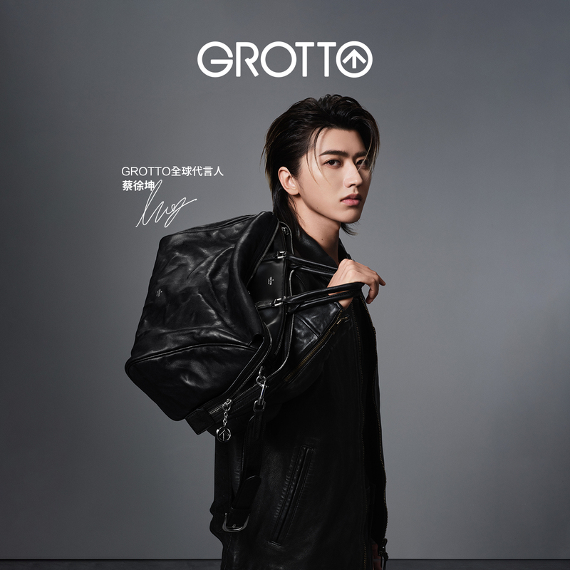 [Same Style as Cai Xukun] Grotto 26Th Anniversary New Double Z Bag-In-Bag Sheepskin Handbag Shoulder Bag