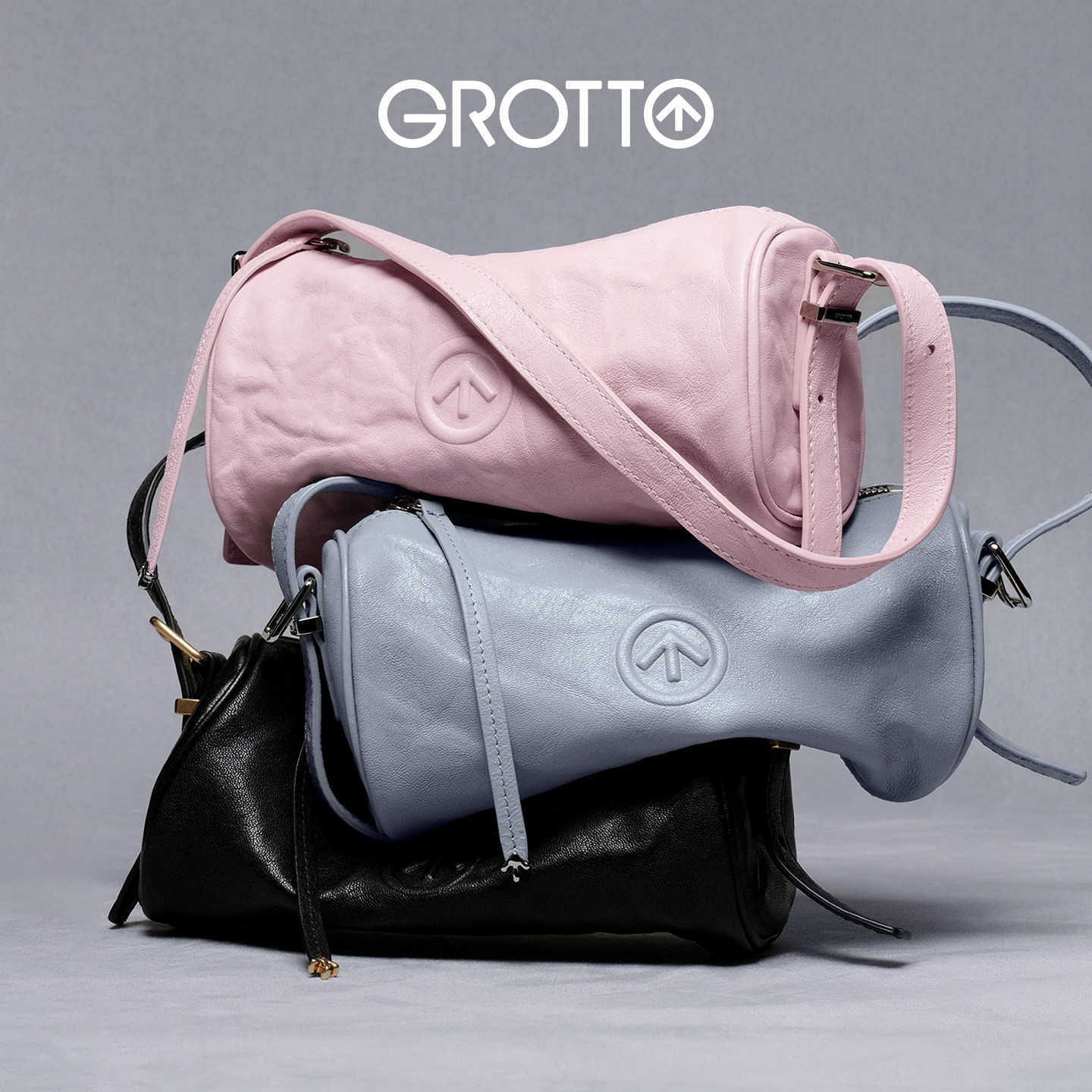 【Подарок на Новый год】 Сумка-держатель для ручек GROTTO, кожаная плиссированная сумочка, женская сумка-мессенджер на плечо, сумка для мобильного телефона