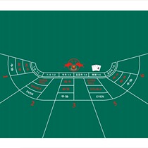 Super ordinary Niu Niu tablecloth game poker table with waterproof and fireproof materials can be customized free design LOGO