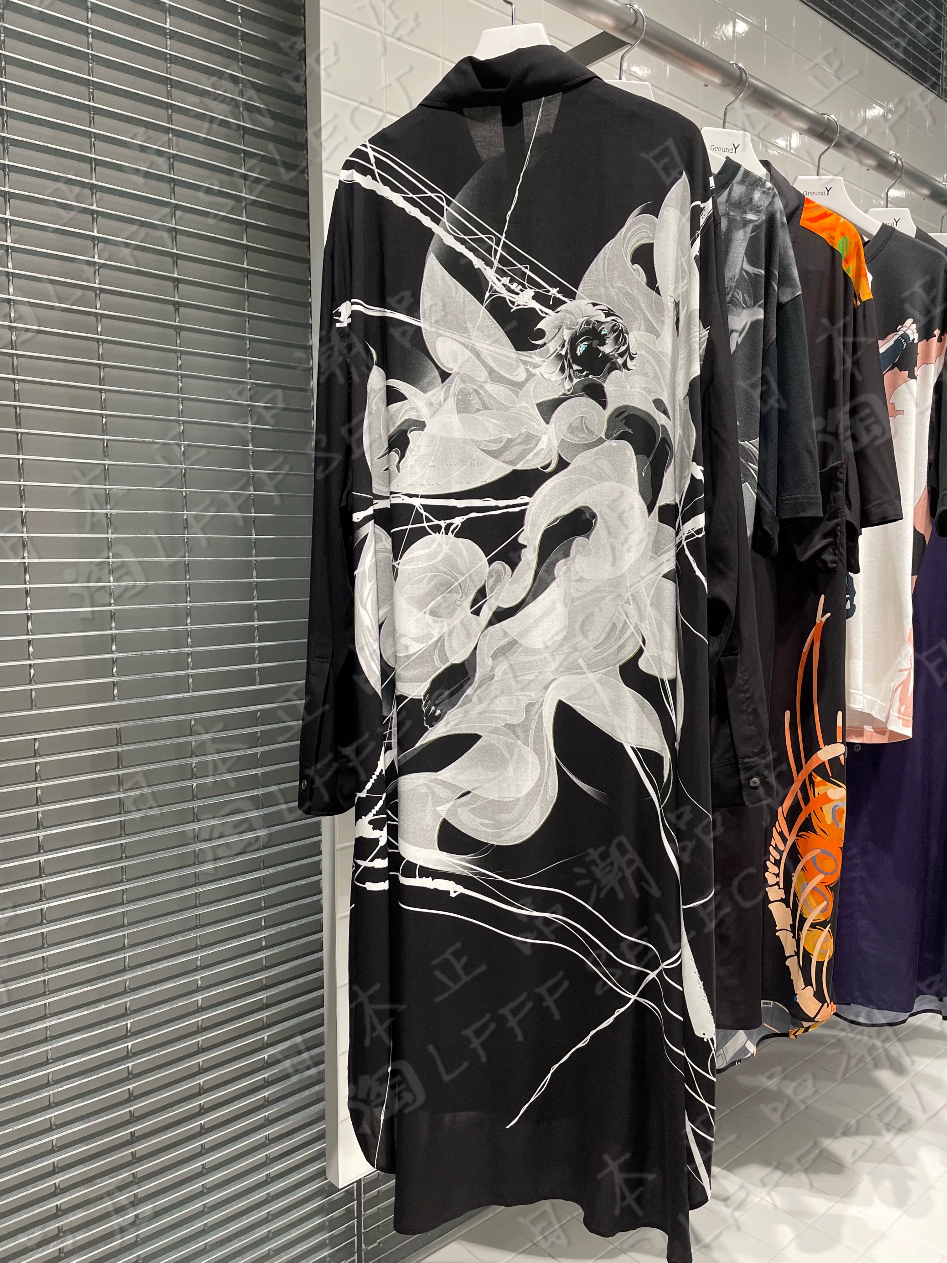 Японский закупочный агент Yamamoto Yoshi GroundY комикс Illustrators Co-branded Printed Patterns Shirts
