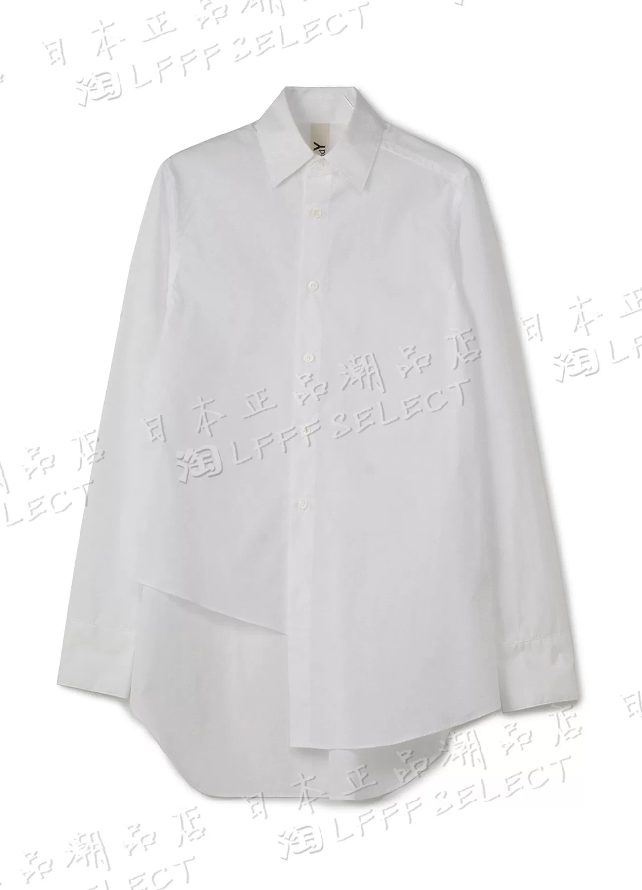 Японский закупочный агент Yamamoto Yoshi GroundY Classic Dingfan cotton асимметричный крой рубашка