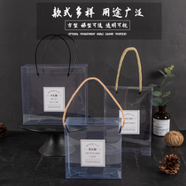 New Years Eve Sugar Bags Bull Rolling Sugar Gift Boxes Carry-on Pack Boxes Transparent Snowflake Crisp Candy Fruit Bag Gift Boxes