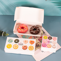 Two doughnuts packaging boxes carton baking bread West Point Box 1 2 3 4 disposable packaging boxes