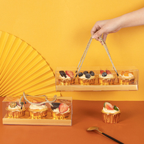 Cupcake Packing Box 2 3 4 Grains Mousse Mummy Cup Pudding Maven Cup West Point Box Egg Tart Packaging Box