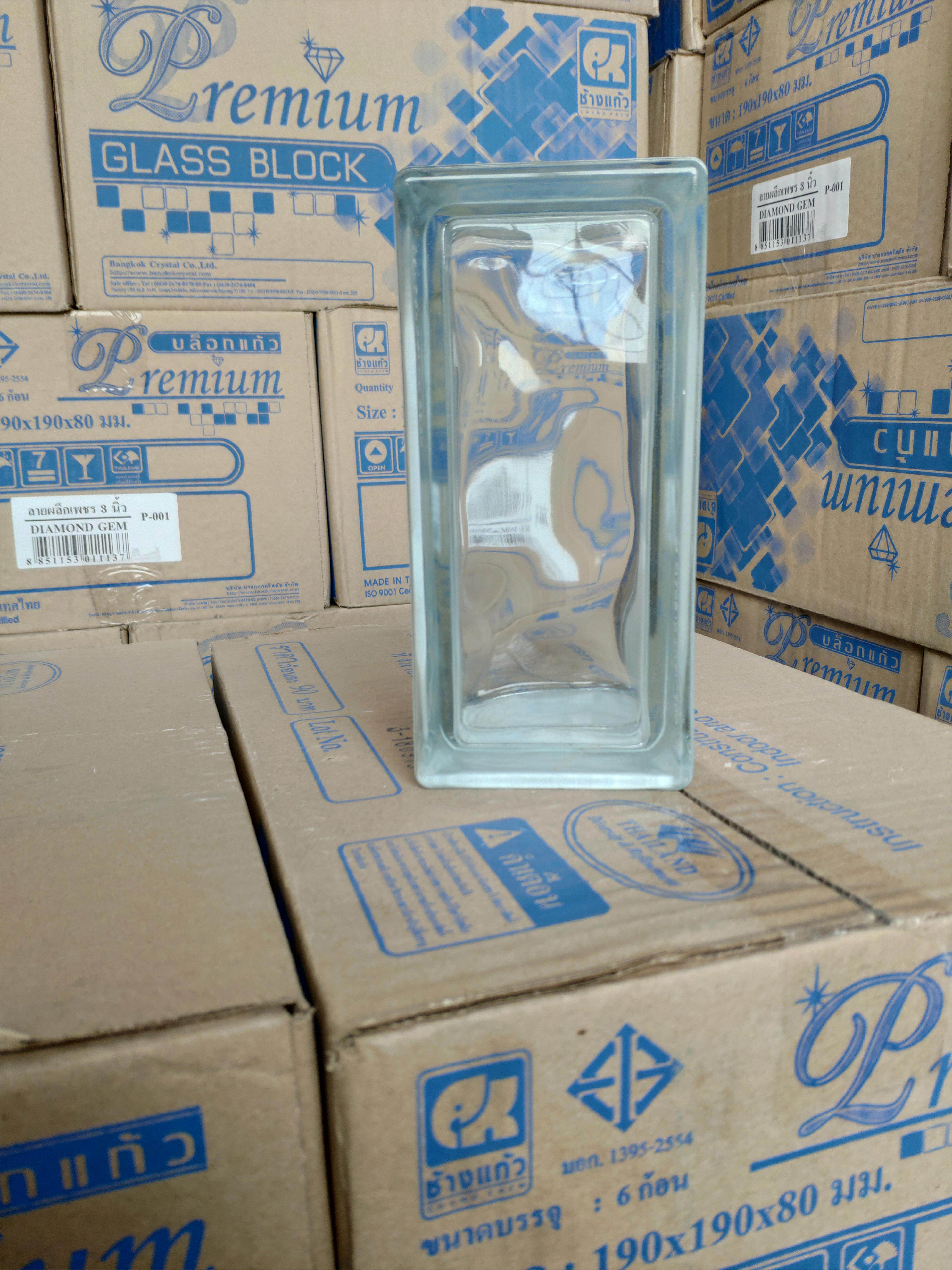 Semi-brick hollow glass brick for partition wall partition Illusion Screen Bathroom Partition Kitchen Wall Partition