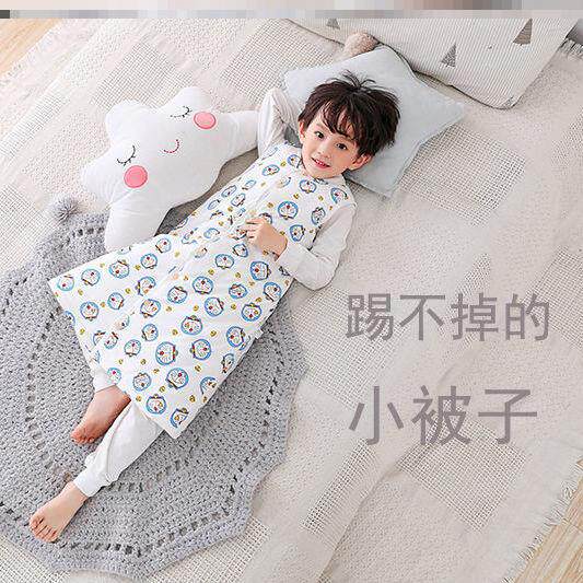 Large child 1 year old baby protective belly baby anti-kick by vest type sleeping bag autumn/winter care waistcoat waistcoat pure cotton clamp cotton