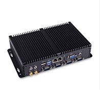 Jammei J1900 J1800 dual network port 4COM Port 8USB dual-core industrial control host mini computer