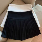 Приталенная летняя юбка в складку, подходит для подростков, французский стиль, А-силуэт