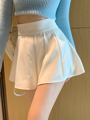 taobao agent Protective underware, pleated skirt, mini-skirt, high waist, bright catchy style, A-line, suitable for teen, western style