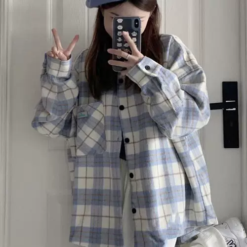 Синяя летняя сексуальная рубашка