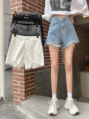 taobao agent Tide, denim skirt, fitted shorts, 2023 collection, autumn, A-line