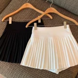 Приталенная летняя юбка в складку, подходит для подростков, французский стиль, А-силуэт