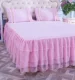 Hàn Quốc phiên bản của công chúa gió giường váy ren bedspread mảnh duy nhất của giường ren giường bìa bìa trượt 1.8m Fitted Mattress Protector - Trang bị tấm ra giường spa