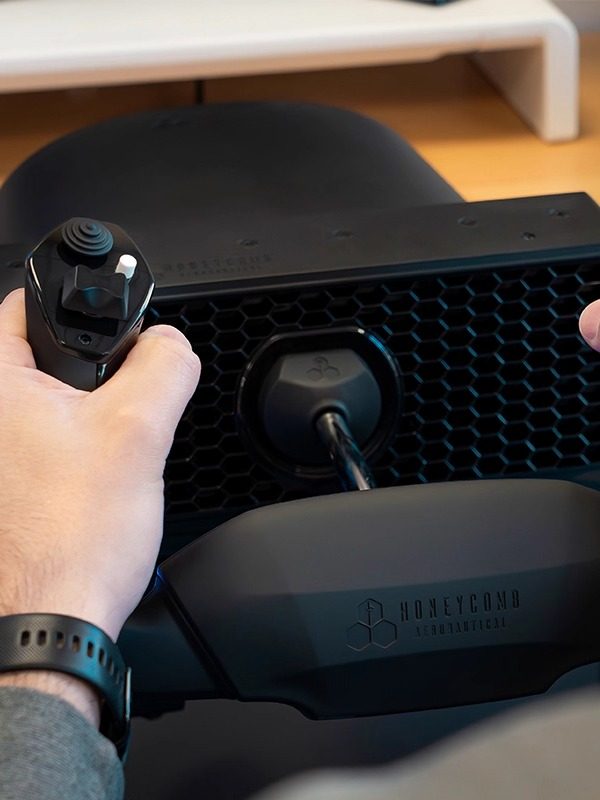 Honeycomb Yoke Lite Version Flight Joystick Flight Simulator Microsoft Flight Simulator 2024 2020, Xplane12, P3D Etc. Honeycomb Joystick Lite Version