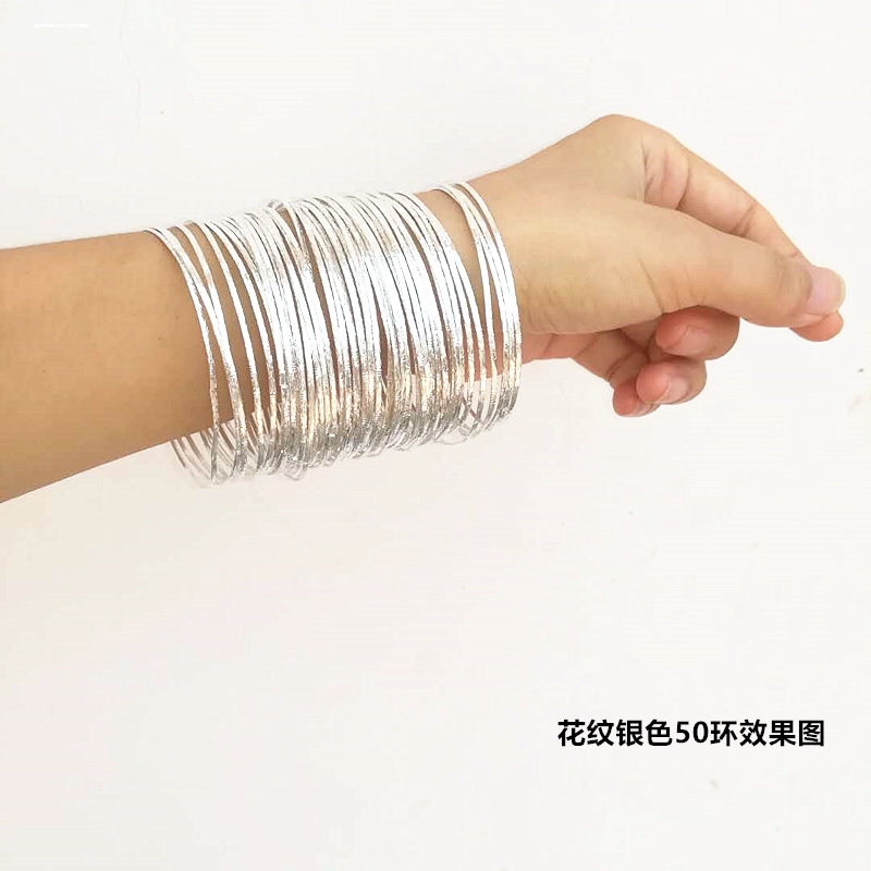 Korean Style Multi-Layered Bracelet, Silver-Plated Fine Bracelet Jewelry, Small Accessories 