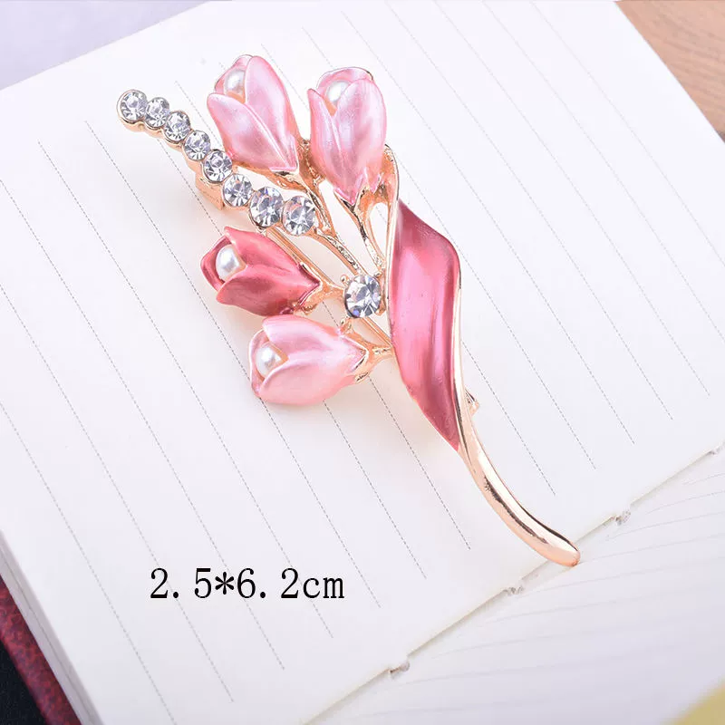 Miễn phí vận chuyển mua ba tặng một trâm cài hoa ngọc trai, ghim khóa chống thất bại, áo nịt ngực nữ phù hợp - Trâm cài
