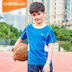 5 quần áo trẻ em mùa hè Áo thun ngắn tay mới chạy bộ đồng phục đội bóng đá học sinh 15 tuổi thoáng khí thể thao ngoài trời phù hợp với đào tạo trẻ em áo khoác phao trẻ em Quần áo ngoài trời cho trẻ em