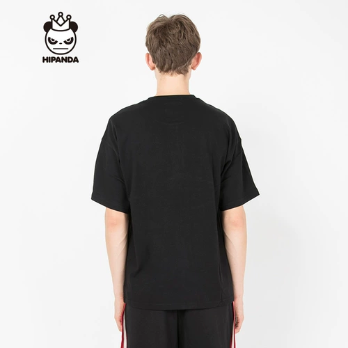 Hipanda Hello Panda Design Tide Men's Alphabet Bringing Panda Falling Plough