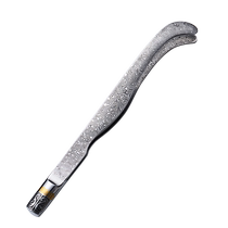 Damascus steel tea clip Kung Fu tea set tea cup clip tweezers stainless steel cup clip tea leaf clip tea tweezers