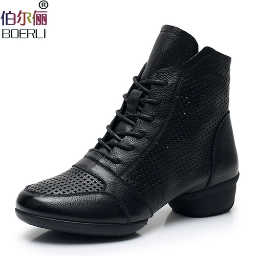 伯尔俪 Летние туфли, дышащие современные ботинки, 2019, из натуральной кожи