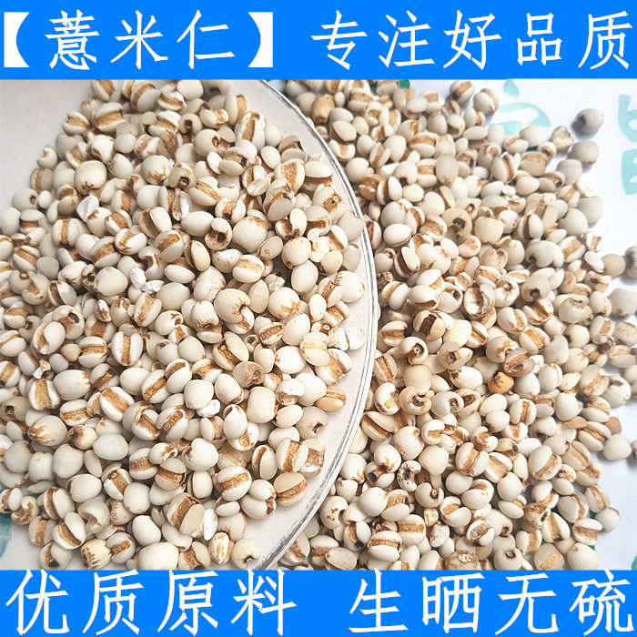 Chinese herbal medicine Guizhou Tete-level small pearl barley seed selection of coix seed pearl barley powder coix seed New stock 500g