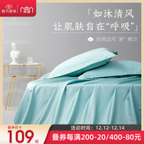 South Bedding 60 long-staple cotton satin cotton sheets cotton single-piece dormitory single double household bedding