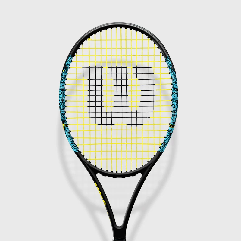 [Wilson Minions 103 ракеток для тенниса для взрослых начинающих одиночных полностью углеродистых ракетка Миньон]