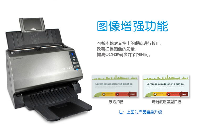 Máy quét tài liệu tự động hai mặt Fuji Xerox DocuMate 4440i màu máy quét A4 DM4440 - Máy quét
