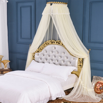 Queen Fan court new mosquito net thickened four seasons available provincial space Princess wind mosquito net bed mantle Winter and Summer 2