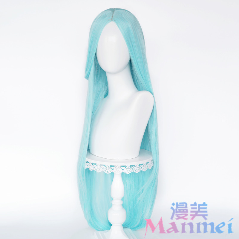 Style 21Diffuse US China branch 1 m long straight 100 cm Polychromatic hair Mother modelling Practice Universal use cos Wigs False hair silica gel scalp top