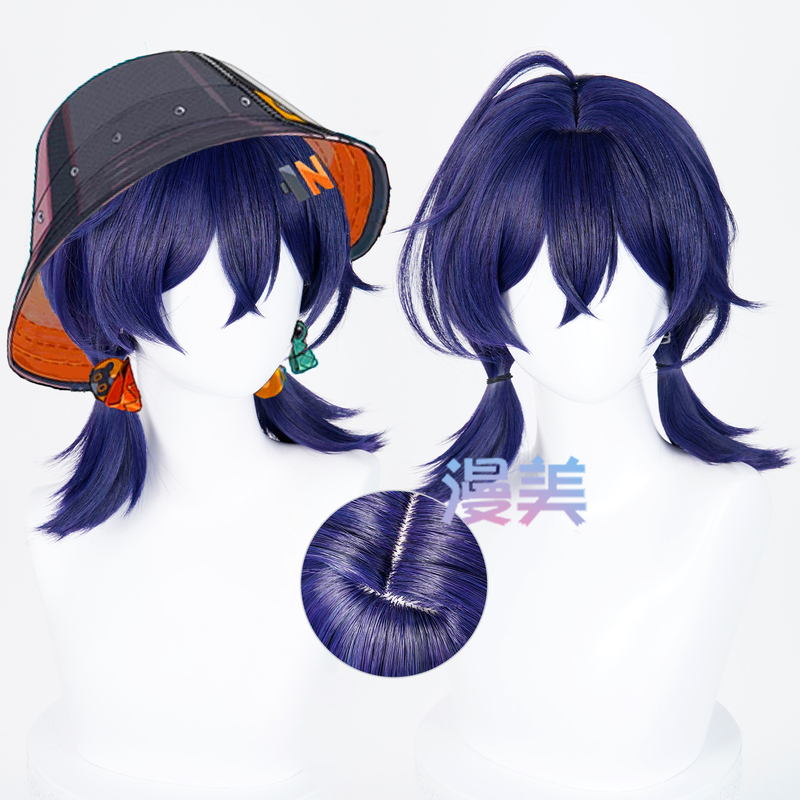 Manmei Juezhu Zero Ling Sister Summer Clear Sky Swimsuit Cosplay Wig Scalp Top Manmei Juezhu Zero Ling Sister Summer Clear Sky Swimsuit Cosplay Wig Scalp Top