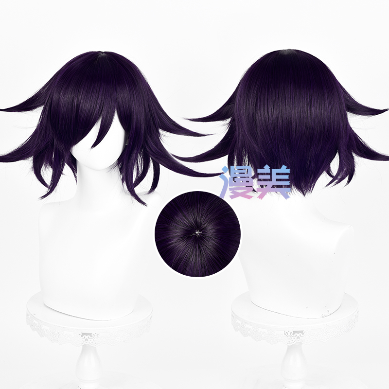 Manmei New Danganronpa V3 Wang Ma Xiaoji Cosplay Wig Realistic Scalp Top Special Mixed Color Manmei New Danganronpa V3 Wang Ma Xiaoji Cosplay Wig Realistic Scalp Top Special Mixed Color