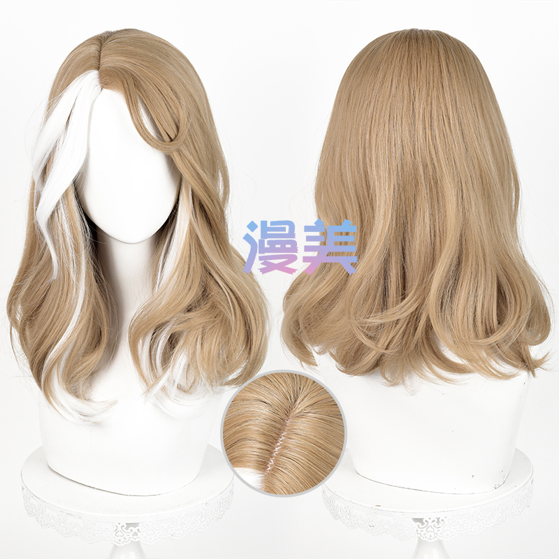 Manmei Identity V Bartender Rare Sea Salt Special Edition Cosplay Wig Realistic Scalp Top Special Color