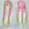 Manami ghost blade Manna Temple Honey glass love column cos wig Gradient thickened thick Cosplay wig