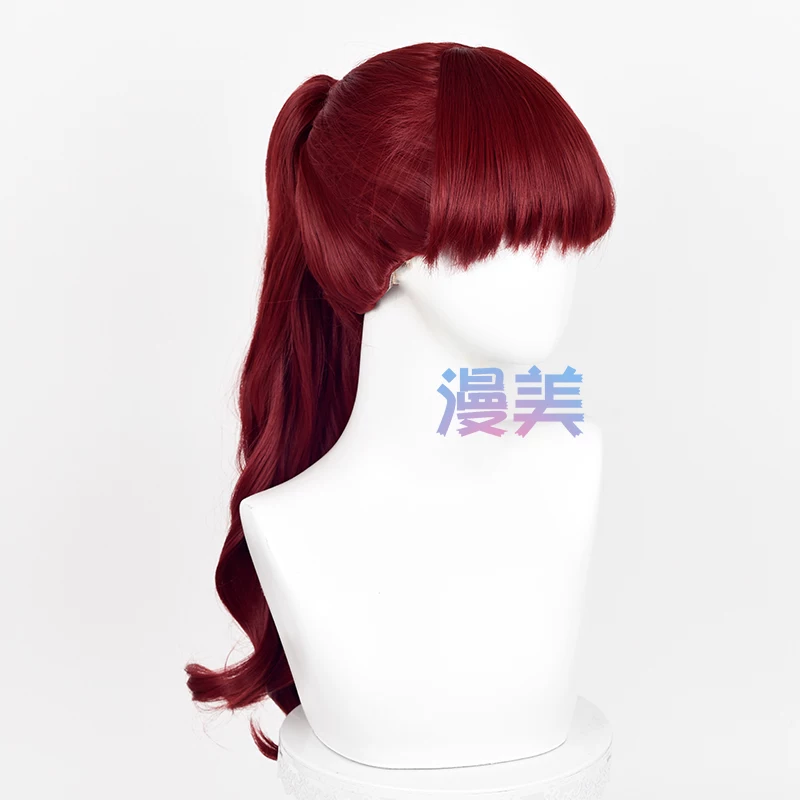 漫美 Persona5 Persona5 Fang Zexia cos wig simulated scalp top special color