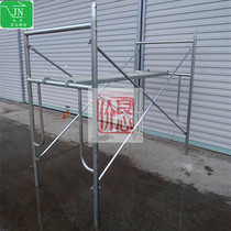 Galvanized double-layer mobile scaffolding movable rack steel pipe multi-purpose rack ladder climbing ladder