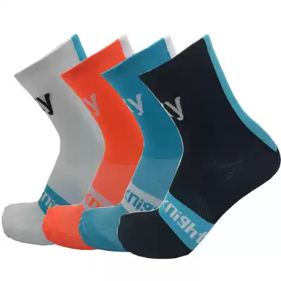 New cycling socks Men's bicycle professional sports socks Breathable running socks Quick-drying socks