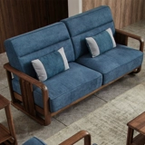 Современный и минималистичный диван, мебель для гостиной, ткань из натурального дерева
