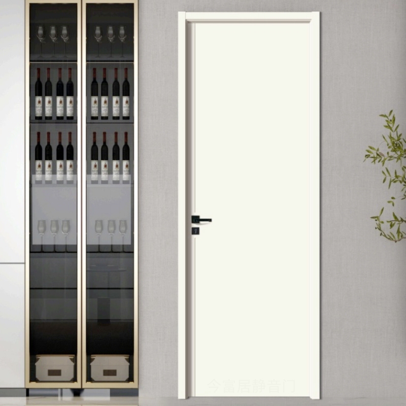 Modern Minimalist Room Door, Bedroom Door, Soundproof Door, Noise Reduction Door, Lacquered Door, Silent Door, All-Solid Wood Door