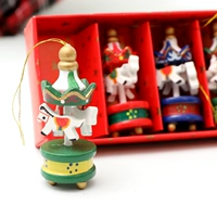 Рождественская подвеска, деревянный декор для детского сада, 8см, подарок на день рождения