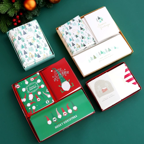 Рождественская открытка, креативный защитный амулет, карточки для детского сада, европейский стиль, простой и элегантный дизайн