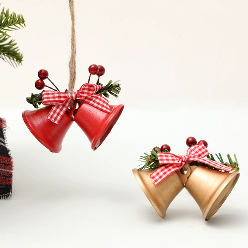 Колокольчик, рождественский декор, металлическая подвеска, 4.5см