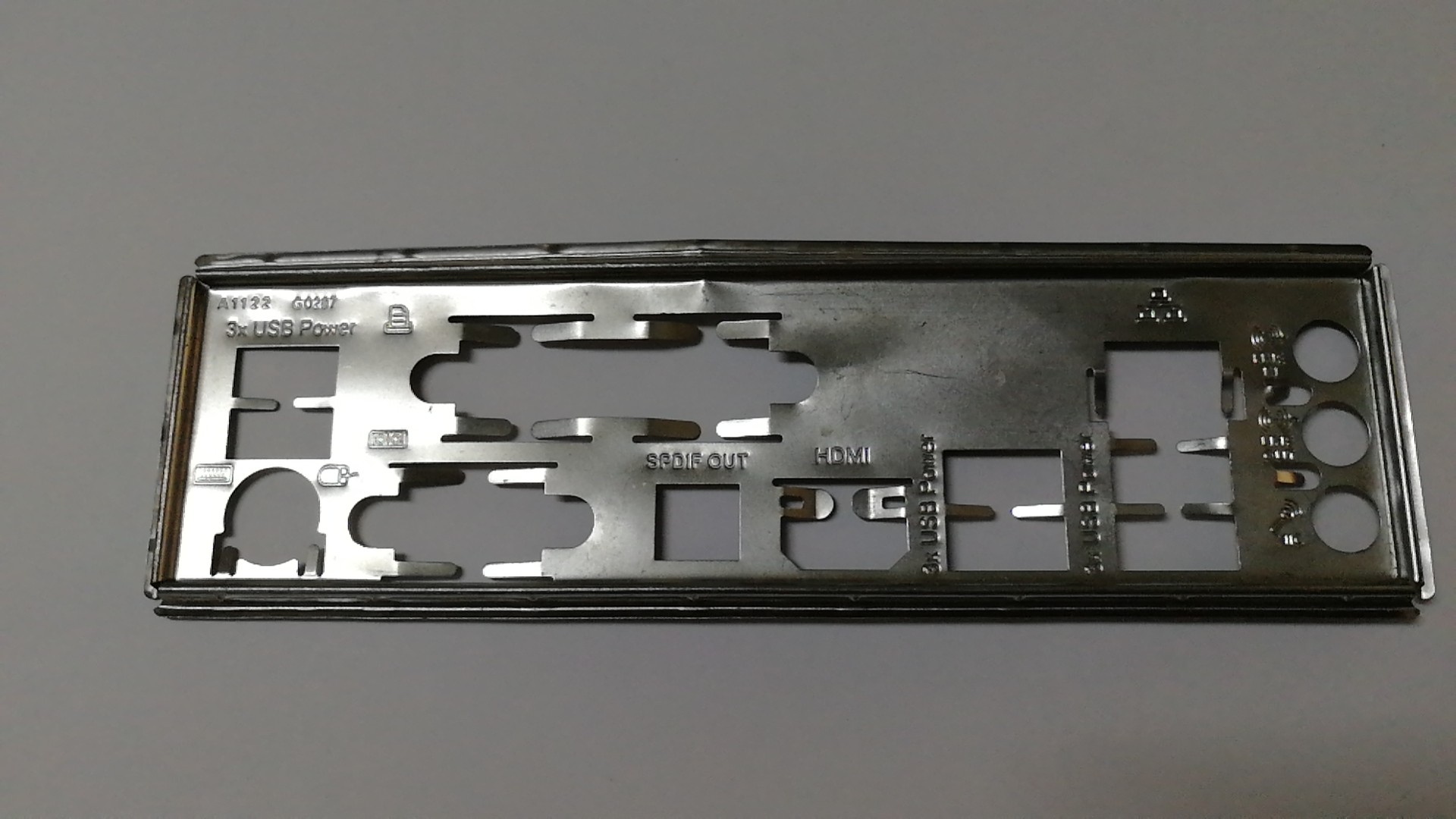 20039 Original Gigabyte Z68P DS3 motherboard baffle plate real shot non-customized