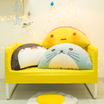 Room Pint Original Dormitory Bed Headboard With Pillow Cute Animal Holding Pillow Back Dorm Room Bedside Cushions Soft Bag Holding Pillow