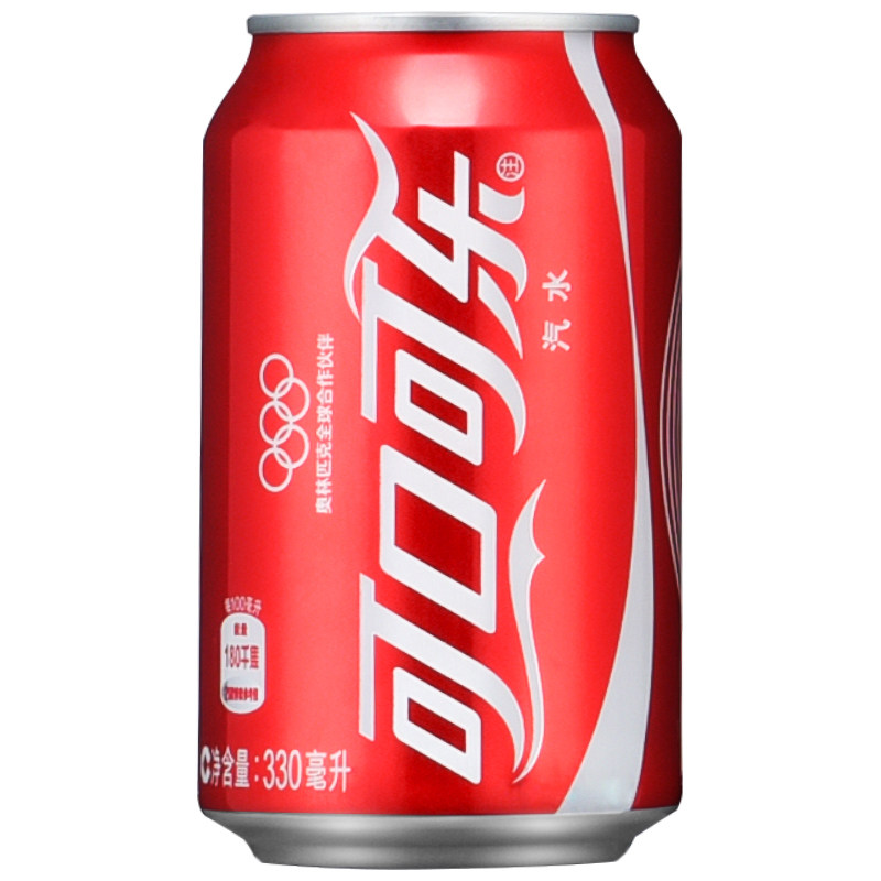 Coca-cola 330ml*24 listen to the whole box in the same city on the same day and the next day up to fat and thin cans randomly