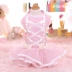 Pet công chúa mới đầm ren chất liệu cotton Teddy gấu váy pettiskirt mùa xuân và mùa hè chó mèo trang phục - Quần áo & phụ kiện thú cưng áo cho mèo Quần áo & phụ kiện thú cưng