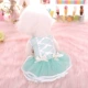 Pet công chúa mới đầm ren chất liệu cotton Teddy gấu váy pettiskirt mùa xuân và mùa hè chó mèo trang phục - Quần áo & phụ kiện thú cưng