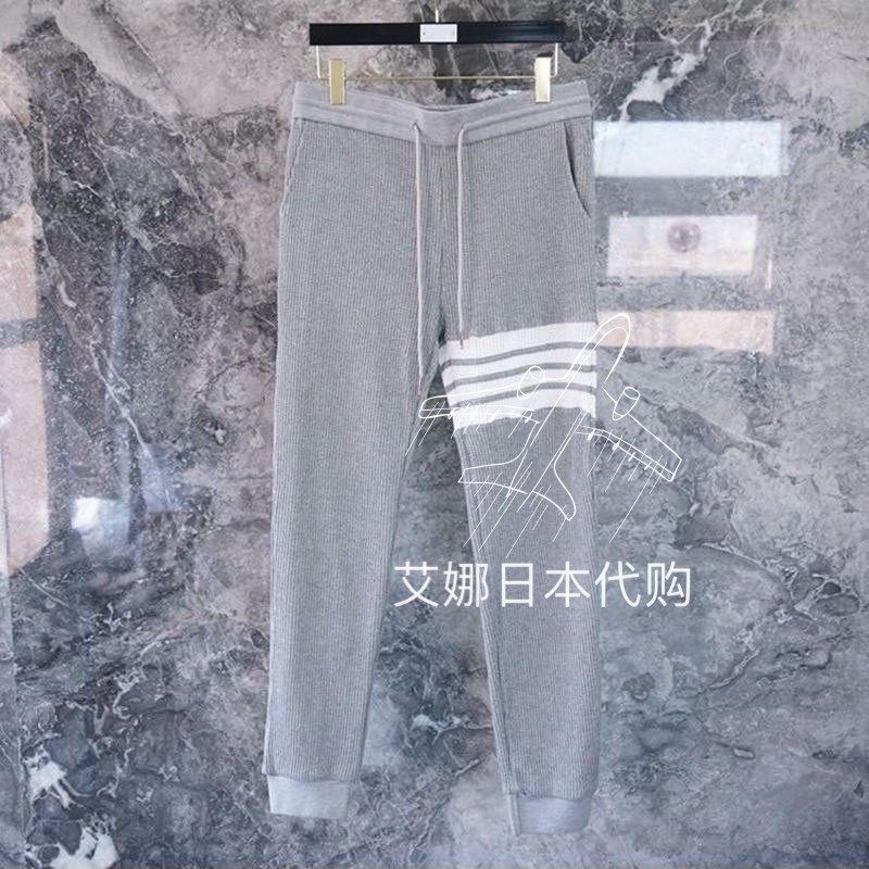  thom browne pants TB waffag sweatpants male classic knit striped sports casual long pants female